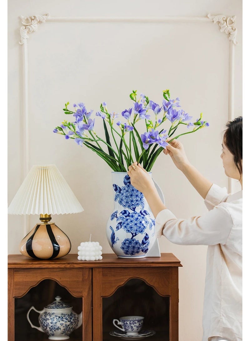 Artificial Freesia Flowers Bouquet – Real-Touch Fake flowers - Image 3